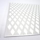 アルミパンチング板 菱形型 0.5×200×300