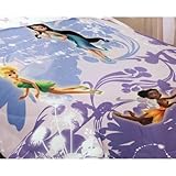 Disney Fairies Twin Size Comforter (Purple Decor) [並行輸入品]