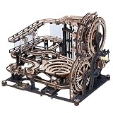 つくるんです® 日本語説明書付 動く 3D ウッドパズル コースターシリーズ (マーブルナイトシティ)