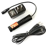 638MD-300-5V+ADPT 調整されたドットレーザーモジュール1mw 635nm 638nmオレンジレッドレーザー22x90mm /アダプター5Vクラス2