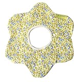 BEATON　JAPAN ベビー 選べる コットン 防水 スタイ (イエロー・フラワー)