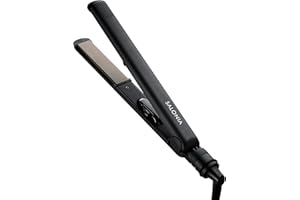 SALONIA サロニア ストレートアイロン ヘアアイロン 24mm ブラック SL-004SAB 【Amazon.co.jp限定】