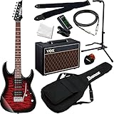 GIO Ibanez ジオアイバニーズ エレキギター GRX70QA/TRB エレキギター入門セット【付属アンプ：VOX Pathfinder10】