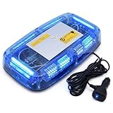 回転灯 青 12v 24v led 車 大きい シガーソケット 電源 マグネット 付き パトランプ (青)