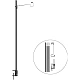 FLYFLYGO ランタンスタンド テーブルを挟むタイプ ランタンポール アルミ製 超軽量 コンパクト収納