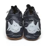 Soft Leather Baby Shoes Shark [ソフトレザーベビーシューズのサメ] 6-12 months (12 cm)