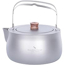 Amazon.co.jp: Boundless Voyage チタンケトル やかん 800ml