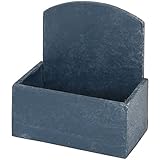 不二貿易 ミニプランターカバー ボード型 ネイビー 24885