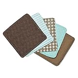 Trend Lab Wash Cloth Bouquet Set, Cocoa Mint by Trend Lab [並行輸入品]