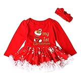 (プタス)Putars ベビー服 子供服 女の子 ワンピース チュールドレス ファースト クリスマス ヘアバンド付き 可愛い オシャレ 通園 発表会 旅行 記念日 プレゼント 3-18ヶ月