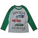 《H28年秋冬物》 nico hrat(ニコフラート) 製品洗い加工済み 42/2天竺スーパーカー長袖Tシャツ 90cm/GN NO.B-260262