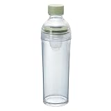 HARIO(ハリオ) フィルターインボトル ポータブル スモーキーグリーン 樹脂製 縦横 400ml 茶こし付き プレゼント ギフト 贈り物 FIBP-40-SG