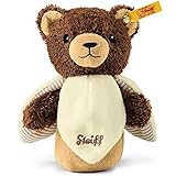 Steiff Basti Bear Grip Toy with Rustling Foil (Brown/Beige) by Steiff