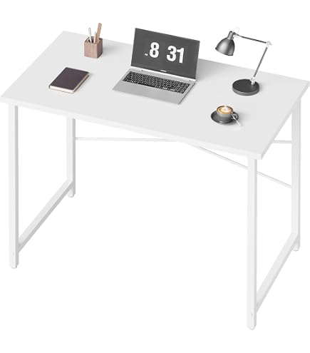 ★新品未使用★ ラック付き デスク ♡送料込み♡ Amazon | ZXD 机 pcデスク ラック付き 幅100cm×奥行45cm パソコン