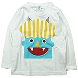 《春夏対応》 CHEEK ROOM(チイクルーム)  製品洗い加工済み42/2天竺おに長袖Tシャツ 80cm/OW NO.B-470213