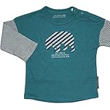 2016年 秋冬 un-deco アンデコ ベアーシルエットプリント レイヤード風 長袖Ｔシャツ グリーン◇90cm
