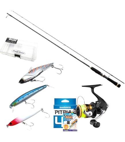 Amazon | ライトショアジギング入門 ロッド & リール 2点セット 96M-2P