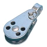 サンマブロック・ステンレス滑車 プーリーブロック 吊り下げ型 PS25 車径 25 mm 最大荷重 20 kg 全長A 60 mm 溝巾 7 mm スリーエッチ HHH