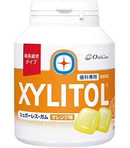 Amazon | オーラルケア キシリトールガム ボトルタイプ 90粒入 135g