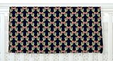 KESS InHouse Holly Helgeson Midnight Vine Black Pattern 30 x 40 Fleece Baby Blanket 40 x 30 [並行輸入品]