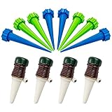 【CRSHIP】自動給水器セット！ 自動式水やり 水遣り機 自動散水システム 園芸 ガーデニング 植物 盆栽 野菜 留守用に (12個セット2)　おまけ