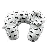Miracle Baby（ミラクル ベビー）ママの授乳クッション ベビー看護授乳枕　Baby Care Nursing Breastfeeding Pillow　コットン100%　小枕とU形授乳枕の組