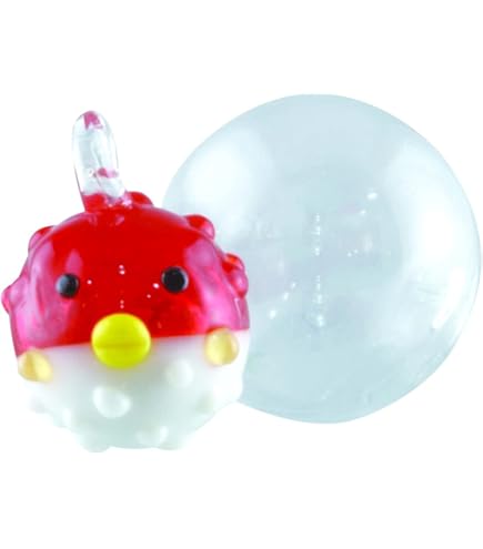 Amazon.co.jp: フォーカート かわいい手作り ガラス細工 浮玉