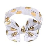 Domybest　ベビー ヘアバンド リボン キッズ 子供 カチューシャ 髪飾り ヘアアクセサリー 水玉柄　女の子 新生児 赤ちゃん 出産祝い 内祝い お宮参り 誕生日 107日記念 こどもの日 記念