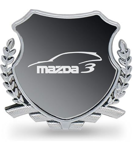 Amazon | マットブラック MAZDA3(MC前/MC後)ハッチバック用 エンブレム 
