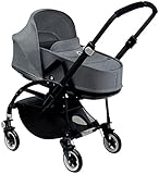 Bugaboo Bee3 Stroller & Bassinet - Grey Melange - Grey Melange - Black by Bugaboo