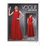 Vogue Misse's プチジャンプスーツ、Code V1806 ソーイングパターンキット、サイズ8-16、マルチカラー