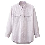 ミドリ安全 【超消臭】 《タッターソール柄》 男女兼用 長袖シャツ GS2595 レッド L