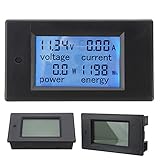 ILS - 20A DC Multifunction Digital Power Meter Energy Monitor Module Volt Meterr Ammeter