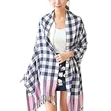 MyKazoe Ultra Soft Breastfeeding Nursing Scarf (Blue Plaid) by MyKazoe