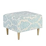 arne オットマン チェア 高さ40cm 足置き Marie ot HS088 ダマスク Aタイプ ブルー