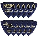 MASTER 8 JAPAN YAB-TR080 INFINIX-U ACOUSTIC BLEND（Produced by K.Yairi） 0.8mm ギターピック×10枚