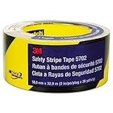 MMM57022 - 3M Scotch Diagonal Stripe Safety Tape by 3M