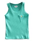 Plus Nao(プラスナオ) タンクトップ ノースリーブ トップス 子供服 ワンポイント 男の子 女の子 キッズ カジュアル 100 110 120 130 140 110 ブルー