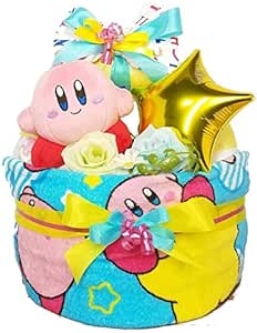 Amazon 星のカービィ 出産祝い おむつケーキ 男の子 女の子 おむつケーキ ベビー マタニティ 通販