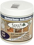 SamaN 160-005-236ml 8-Ounce Interior Water Based Flat Varnish with Aluminum Oxide [並行輸入品]