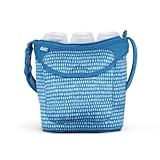 Built Bottle Buddy Three Bottle Tote, In Dribble Dots Blue by Built
