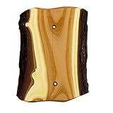 Sierra Lifestyles Rustic Switch Plate, 1 Blank Finished, Russian Olive by Sierra Lifestyles