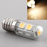 （10Pack）E14 7LED 5050SMDキャンドルライトランプホーム冷蔵庫ベッドトウモロコシ耐久性のある温かいホワイト代替電球キャンドルランプ＆シャンデリア用電球