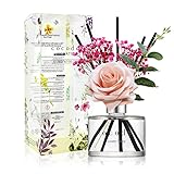 COCODOR ココドール ローズフラワーディフューザーラブリーピオニー(Lovely Peony) 200ml リードディフューザー スティック付き ルームフレグランス 芳香剤 部屋用 ギフトプレゼント