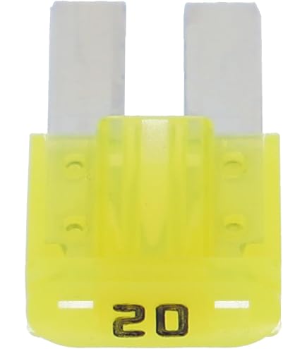 Amazon | エーモン 平型ヒューズ 20A (約19×19×5mm) 5個入 3671