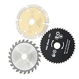 Baoblaze 3枚入　チップソー　ミニドリル用　HSS鋼　切断ディスク　円形　