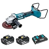 マキタ(makita) 180ミリ充電式ディスクグラインダ 18V 6Ah バッテリ2本・充電器・ケース付 GA700DPG2