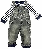 OshKosh(オシュコシュ） B'Gosh ベビー オーバーオール ロンパース セット (9M(75cm))