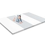 プレイマット-Artake プレイマット 赤ちゃん 収納しやすい ジョイントマット 厚手 折りたたみ 防水 防音マット ベビーマット お昼寝マットト 140*200*4 グレー