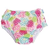 アイプレイ Iplay 水着 Mサイズ スイムウェア 女の子用 オムツ機能付 スイムパンツ 711150 ホワイト ジニア Swim Wear Fun Ruffle Snap Reusable Abs